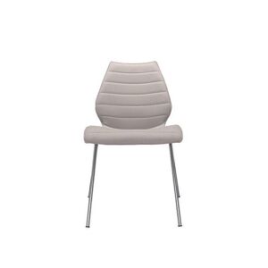 Kartell - Maui Soft Chair 2895, Trevira Beige - Beige - Matstolar - Metall/syntetiskt