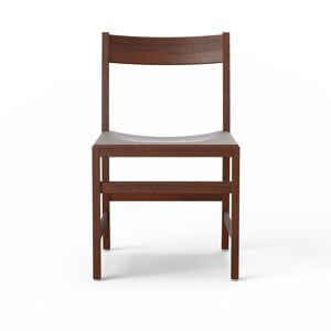 Massproductions - Waiter Xl Chair, Walnut Stained Beech, Utan Klädsel - Valnöt - Träfärgad - Matstolar - Trä