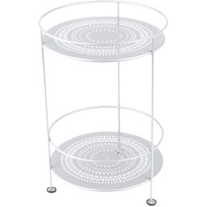 Fermob - Guinguette Side Table With Perforated Double Top, Pesto - Grön - Småbord Och Sidobord Utomhus - Metall