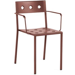 Hay - Balcony Armchair - Iron Red - Matstolar Utomhus - Ronan & Erwan Bouroullec - Röd - Metall