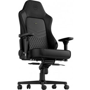 noblechairs Hero Real Leather -Gamingstol, Svart