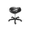 Master Massage Sedlová stolička, sedací stolička, otočná stolička, pracovní stolička, pracovní stolička, kosmetická stolička (černá)