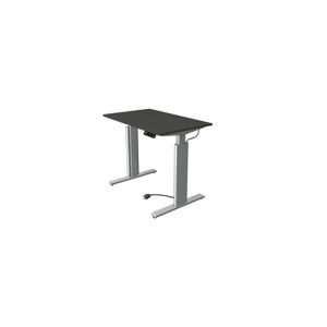 Ebern Designs Thaler Height Adjustable Standing Desk brown/gray 100.0 W x 60.0 D cm