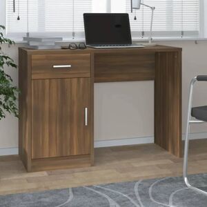 17 Stories Sneyd Park Desk brown 73.0 H x 100.0 W x 40.0 D cm