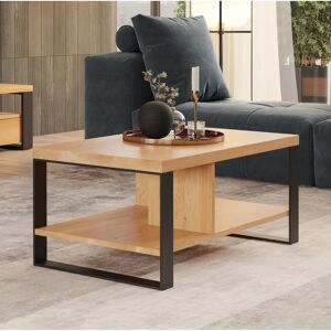 Borough Wharf Revel Sled Coffee Table with Storage black 45.0 H x 100.0 W x 60.0 D cm