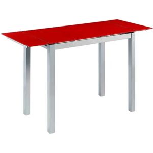 Ebern Designs Grazielli Extendable Dining Table red 98.0 H x 100.0 W x 60.0 D cm