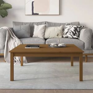 Latitude Run Cindie Solid Wood Coffee Table brown 40.0 H x 100.0 W x 100.0 D cm