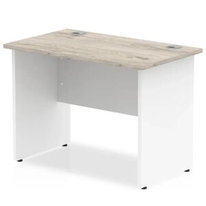 Brayden Studio Impulse 120cm W Rectangle Desk Shell gray/white 73cm H x 100cm W x 60cm D