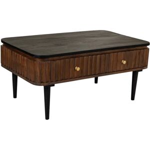 Corrigan Studio Eudia Coffee Table with Storage brown 45.0 H x 100.0 W x 60.0 D cm