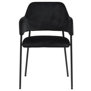 Corrigan Studio Virden Upholstered Dining Chair black 82.0 H x 54.0 W x 55.0 D cm