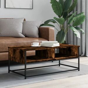 Borough Wharf Normandin Coffee Table with Storage brown/gray 40.0 H x 100.0 W x 51.0 D cm