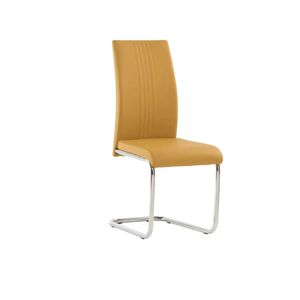 Metro Larkson Upholstered Dining Chair yellow 100.0 H x 44.0 W x 58.0 D cm