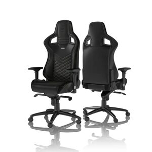 Noblechairs EPIC Gaming Chair - Black/Gold 131.0 H x 56.0 W x 56.5 D cm