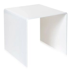Ebern Designs Caples Side Table white 40.0 H x 40.0 W x 40.0 D cm