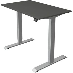 Ebern Designs Eastbrook Height Adjustable Desk brown/gray 100.0 W x 60.0 D cm