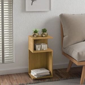 Seconique - Naples Plant Stand Side Table in Oak Effect Finish