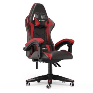 Bigzzia Gaming Chair Office Ergonomic Computer Desk Chair, Red