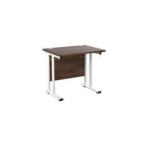 Allegro 800x600 Cantilever Workstation Dk Walnut/Wht TWU8060RECDWWH