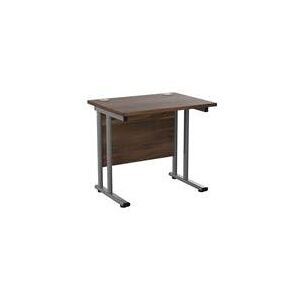 Allegro 800x600 Cantilever Workstation Dk Walnut/Silver TWU8060RECDWSV