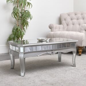 Mirrored Coffee Table - Tiffany Range Material: Wood, Glass, Metal