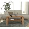 Gracie Oaks Skodak Coffee Table blue/brown 44.0 H x 100.0 W x 60.0 D cm