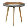 George Oliver Aoife Solid Wood Side Table brown 42.0 H x 42.0 W x 42.0 D cm