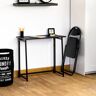 Harbour Housewares - Harbour Housewares - Deluxe Wooden Folding Desk - 80cm black 74.5 H x 80.0 W x 45.0 D cm