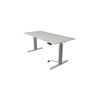 Ebern Designs Thaler Height Adjustable Standing Desk brown/gray 180.0 W cm