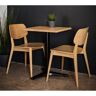 George Oliver Recdo Solid Wood Dining Chair brown 79.0 H x 51.0 W x 48.0 D cm