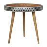 George Oliver Aoife Solid Wood Side Table brown 52.0 H x 54.0 W x 54.0 D cm