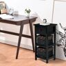 House of Hampton Amodio Side Table with Storage black