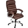 tectake Office chair Paul - desk chair, computer chair, ergonomic chair - brown