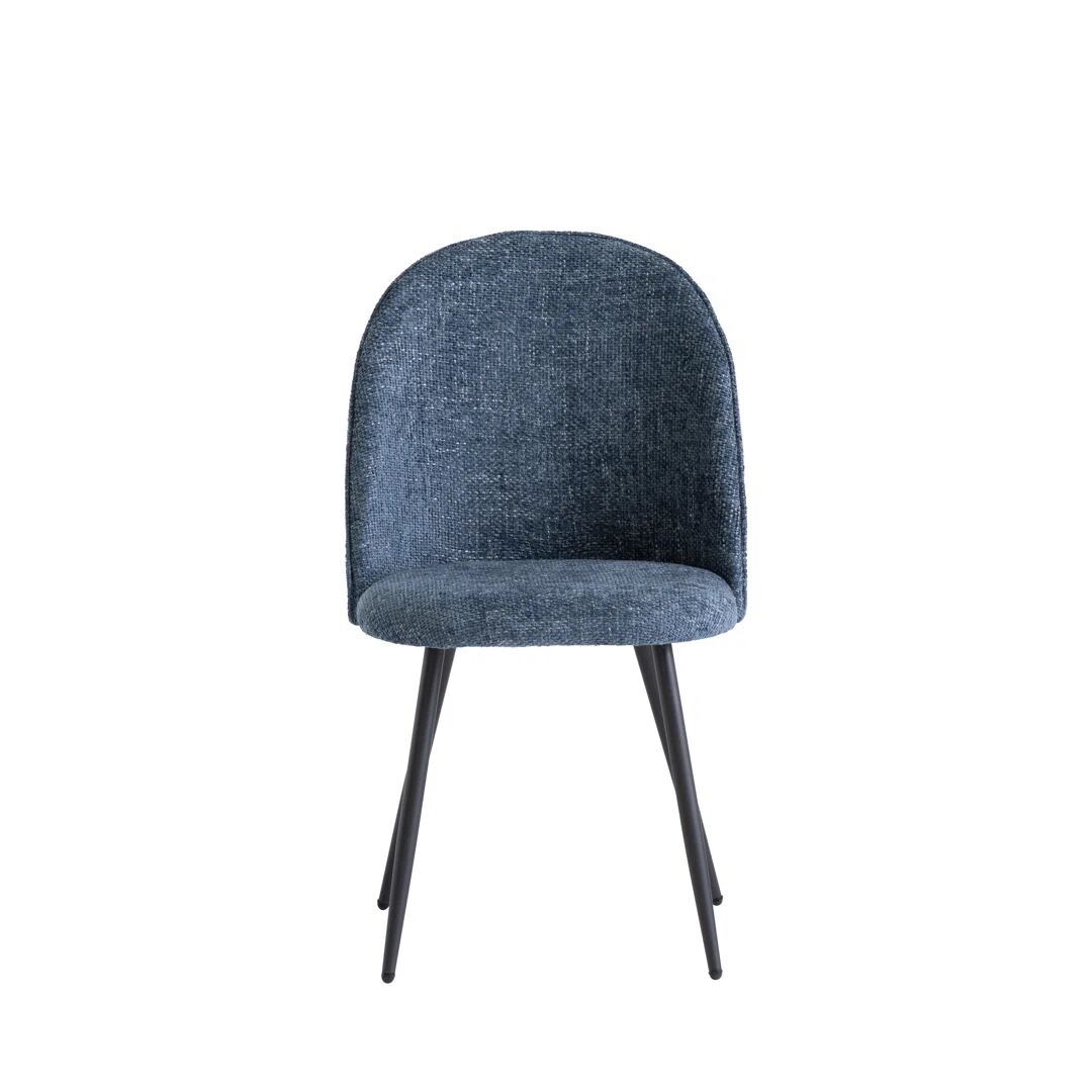 Photos - Chair World Furniture RAMONA FABRIC DINING  - FLAMINGO blue 87.0 H x 48.0 W