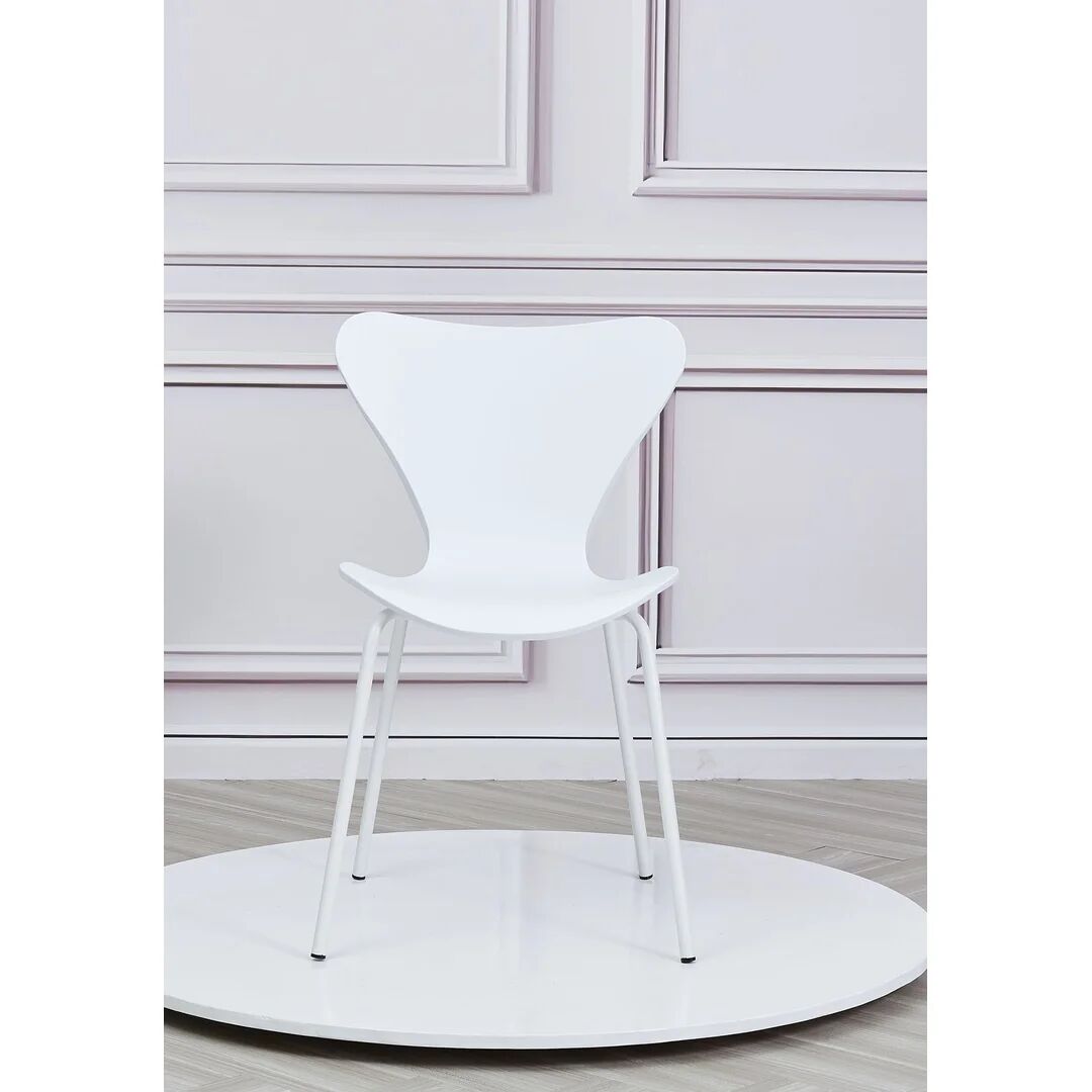 Photos - Chair 17 Stories Callula Dining  white 81.0 H x 49.5 W x 50.0 D cm