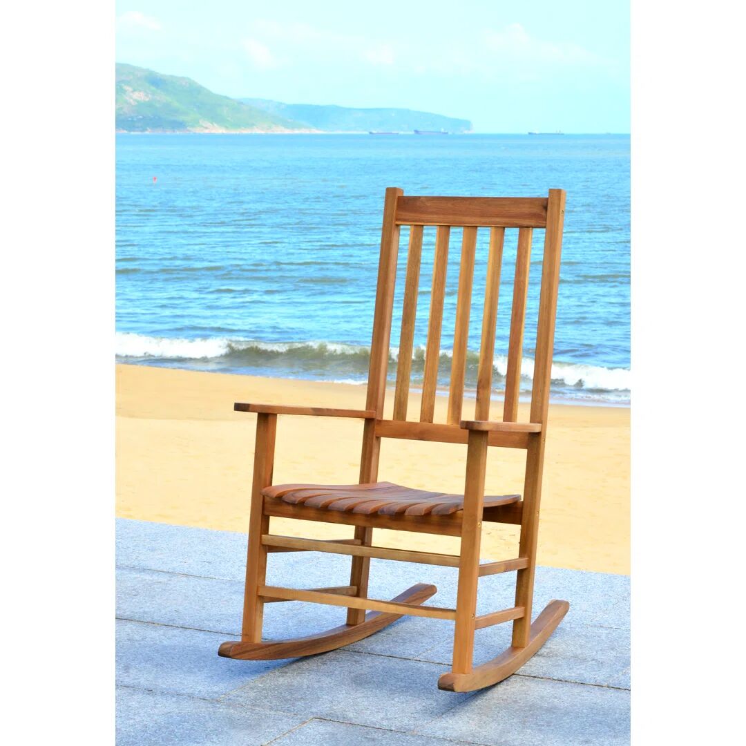 Photos - Rocking Chair Safavieh Babitz  brown 44.5 H x 26.0 W x 33.5 D cm