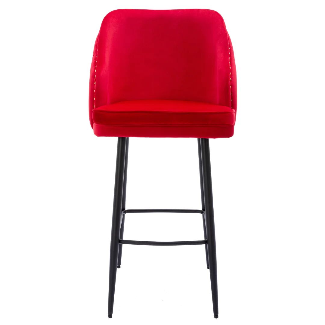Photos - Chair Mercer41 Entrada 76cm Bar Stool red 108.0 H x 54.0 W x 56.0 D cm