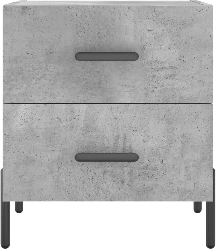 Photos - Dining Table VidaXL Bedside Table gray 47.5 H x 40.0 W x 35.0 D cm 