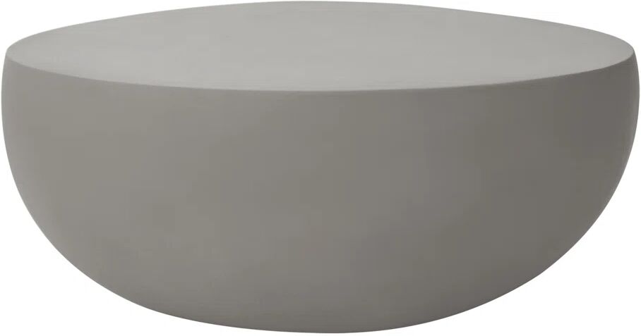 Photos - Garden Furniture Elementi Concrete Coffee Table gray 41.0 H x 107.5 W x 100.5 D cm