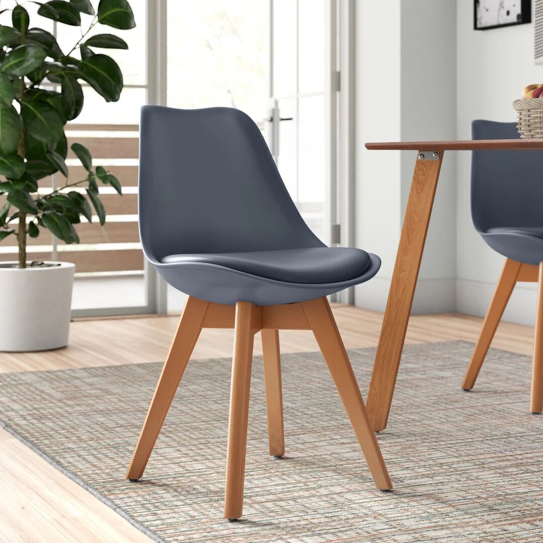 Photos - Chair Zipcode Design Saige Dining  gray 81.5 H x 48.5 W x 55.5 D cm