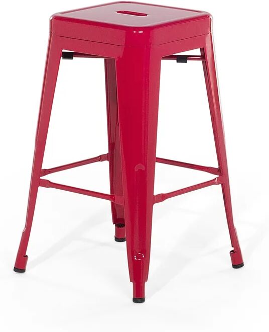 Photos - Chair Rio Iowa Park 60cm Bar Stool red 60.0 H x 42.0 W x 42.0 D cm 