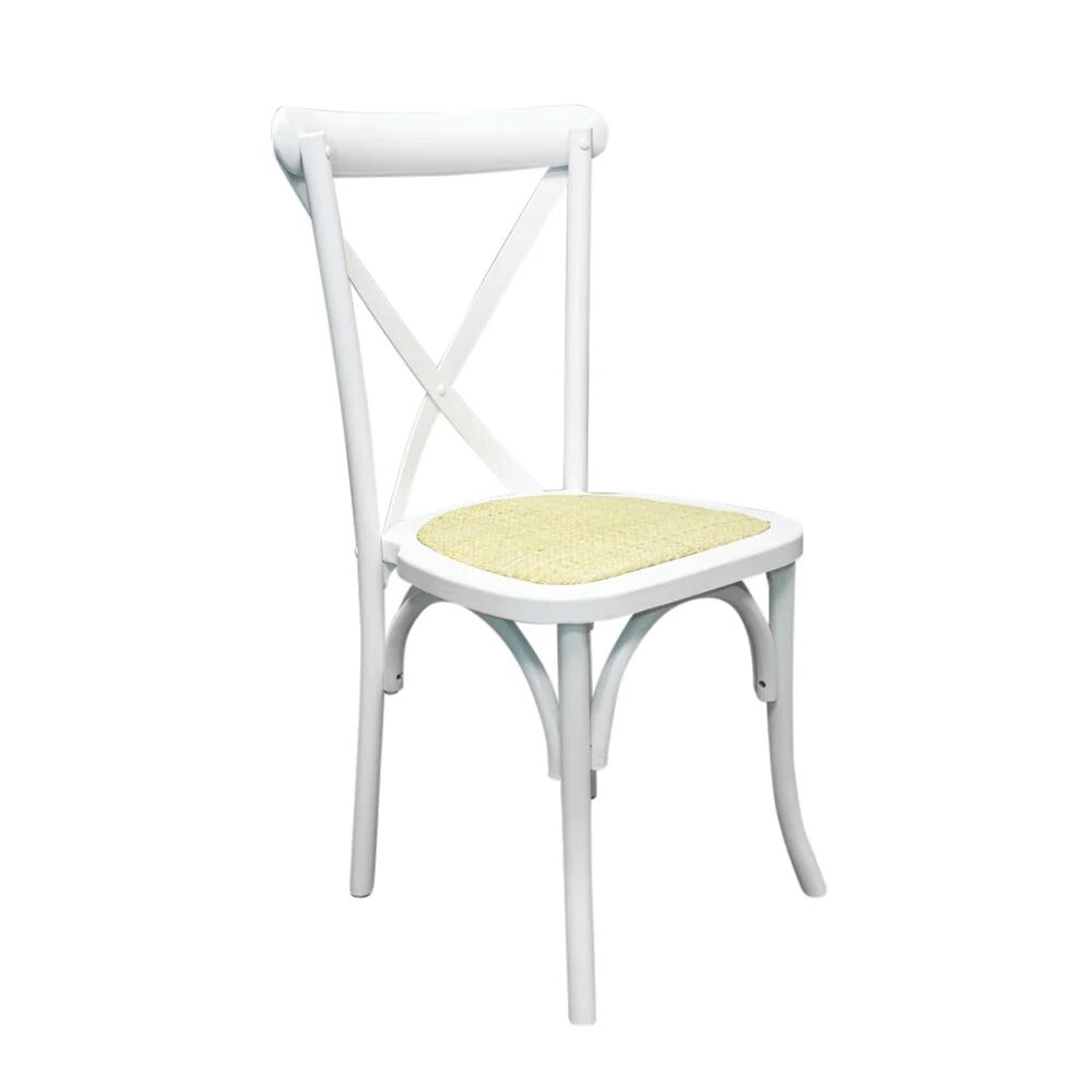Photos - Chair Brambly Cottage Arredondo Solid Wood Dining  white 91.0 H x 39.0 W x