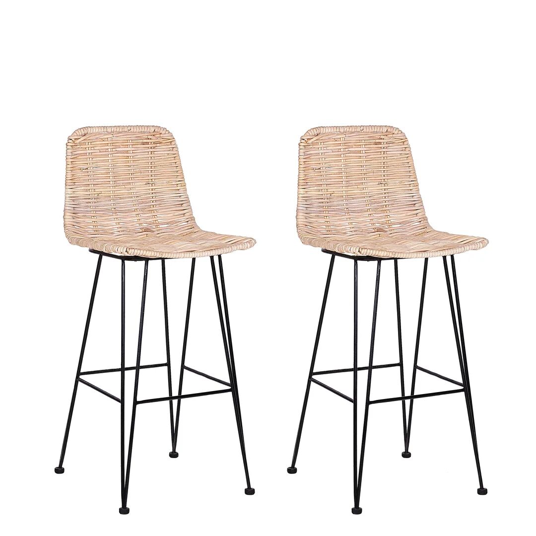 Photos - Chair Ebern Designs Wescliff 109cm Bar Stool brown 109.0 H x 40.0 W x 47.0 D cm