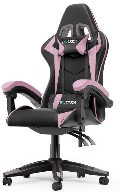 Bigzzia (black/pink) Gaming&Office Chair Ergonomic Computer Desk Chair