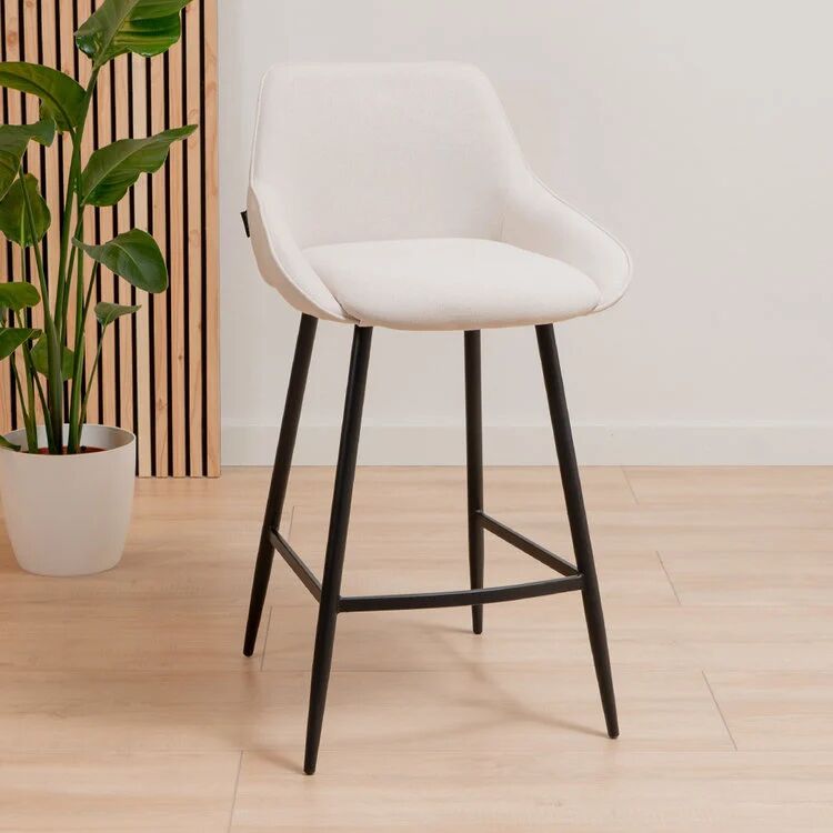 Furnwise Scandinavian Bar Stool Lova Beige