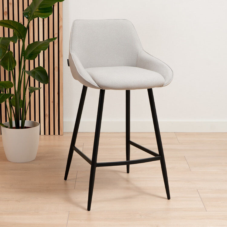 Furnwise Scandinavian Bar Stool Lova Grey