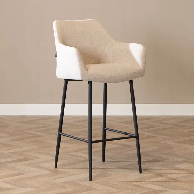 Furnwise Scandinavian Bar Stool Niklas Beige