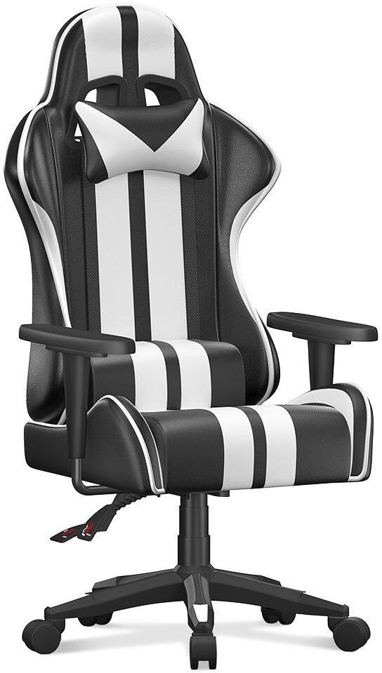 Rattantree High Back Racing Office Computer Chair Ergonomic Video Game Chair with Height Adjustable Headrest and Lumbar Support for Adults Teens Gamer