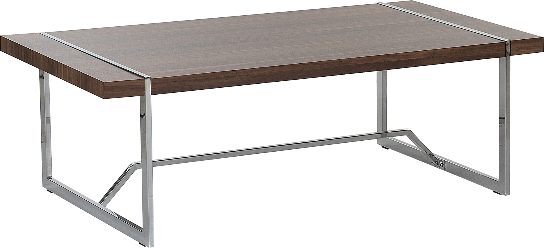 Beliani Coffee Table Dark Wood 120 x 60 cm Rectangular High Gloss Modern