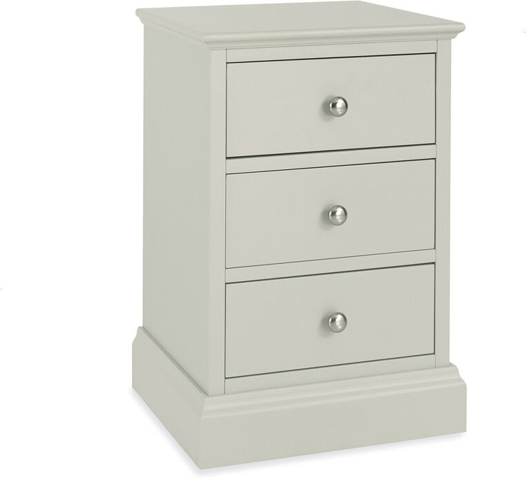 Photos - Storage Сabinet Stanton Grey 3 Drawer Nightstand 