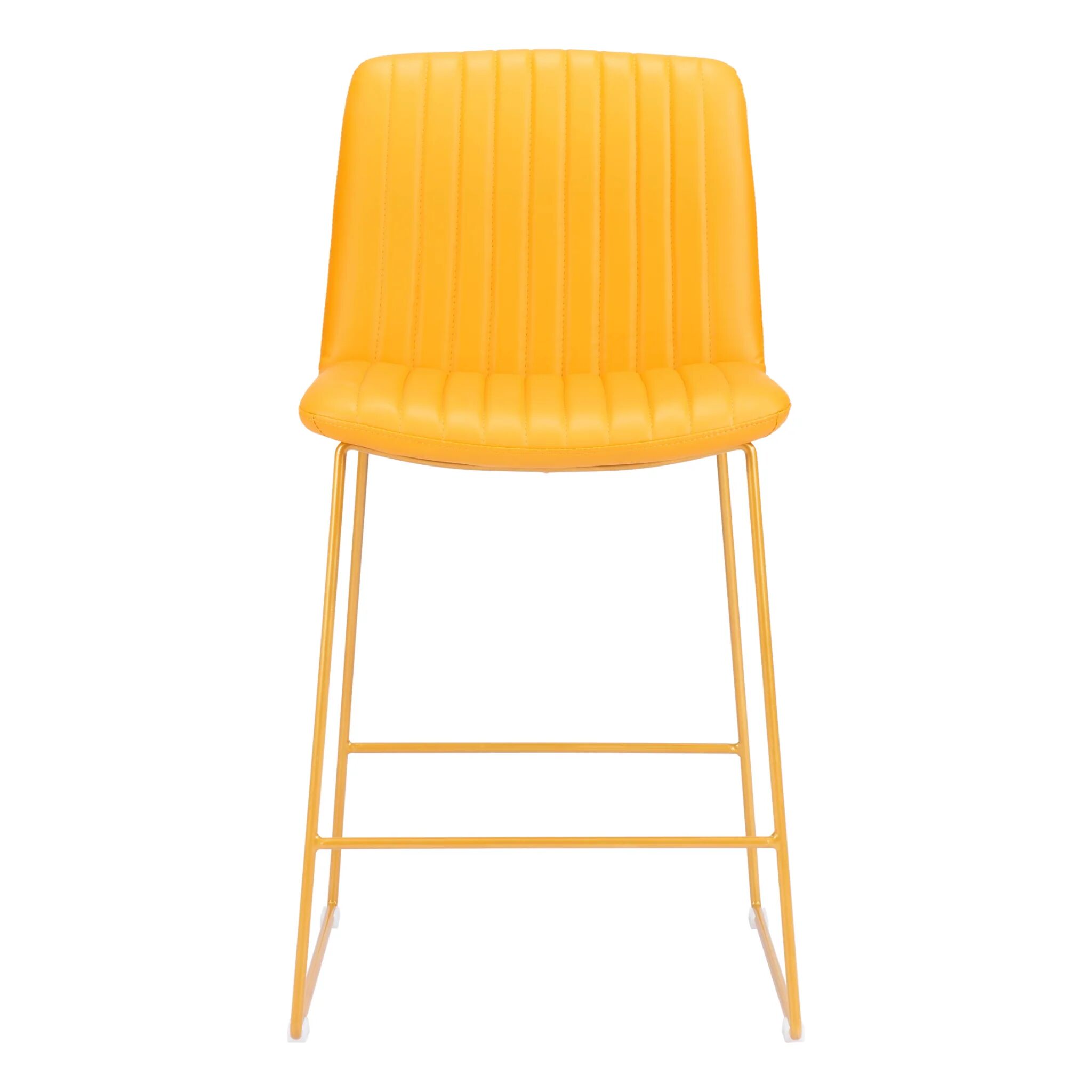 Zuomod Mode Counter Stool Yellow Set of Two